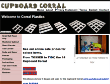 Tablet Screenshot of corralplastics.com